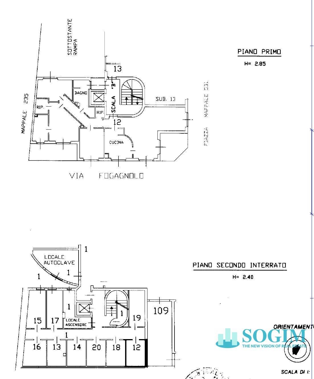 Foto 31 - Quadrilocale Via Fogagnolo
 
89, Sesto San Giovanni - planimetria 1