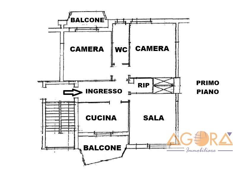 Foto 22 - Appartamento Via Rodolfo Morandi
 
6, Tortona - planimetria 1