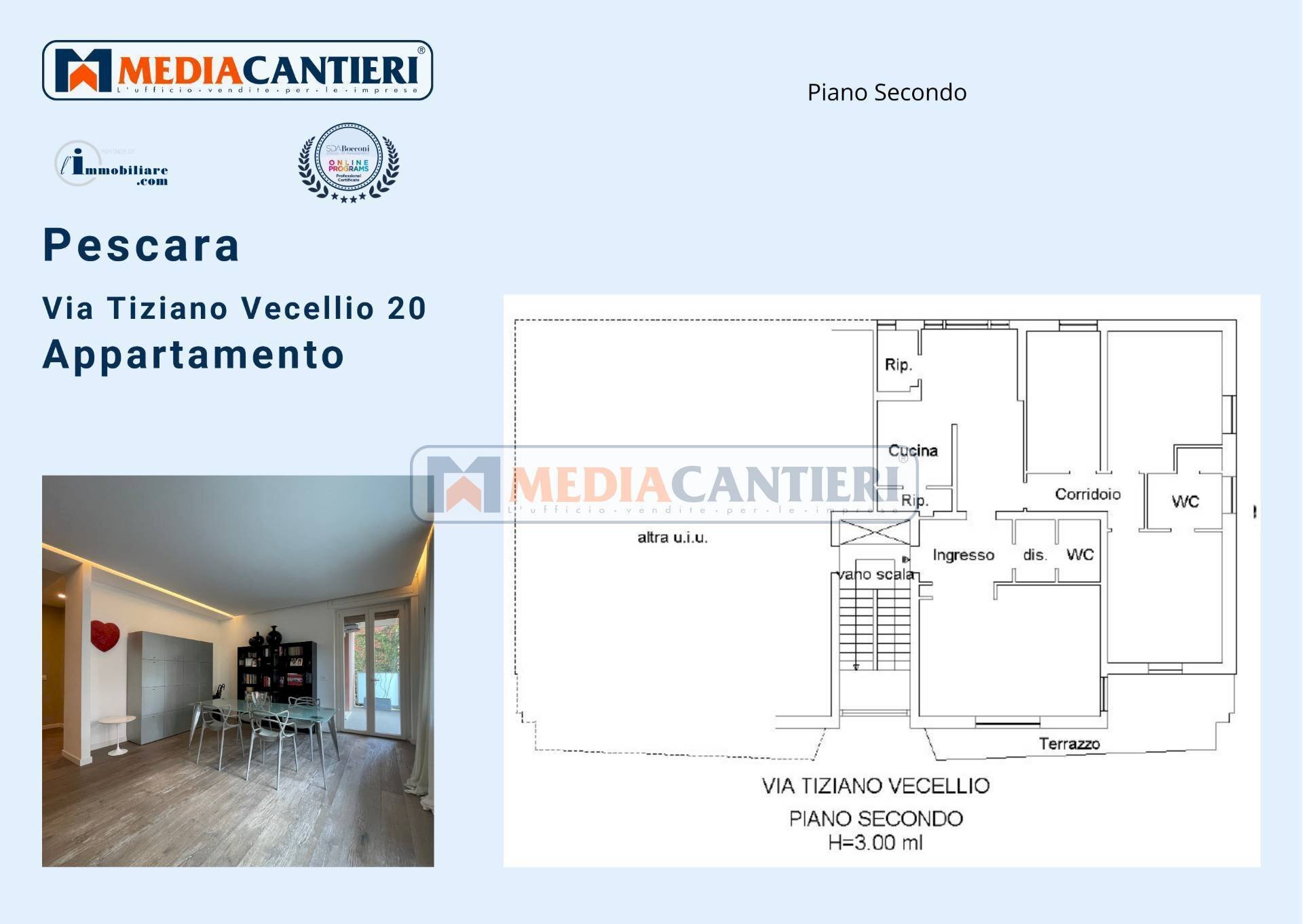 Foto 48 - Appartamento VIA TIZIANO VECELIO
 
20, Pescara - planimetria 1