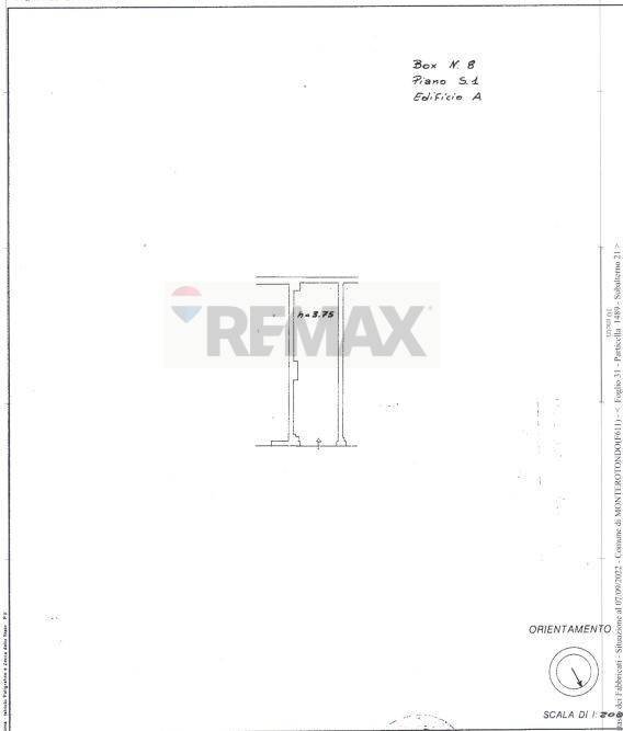 Pianta 2D - Box Monterotondo - planimetria 1