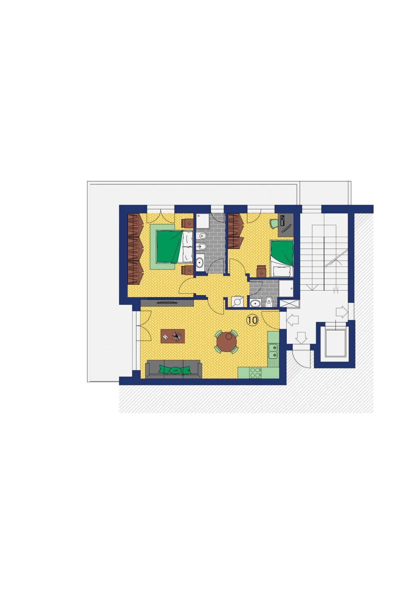Foto 26 - Trilocale Via Luigi Galvani
 
13, Settimo Milanese - planimetria 1