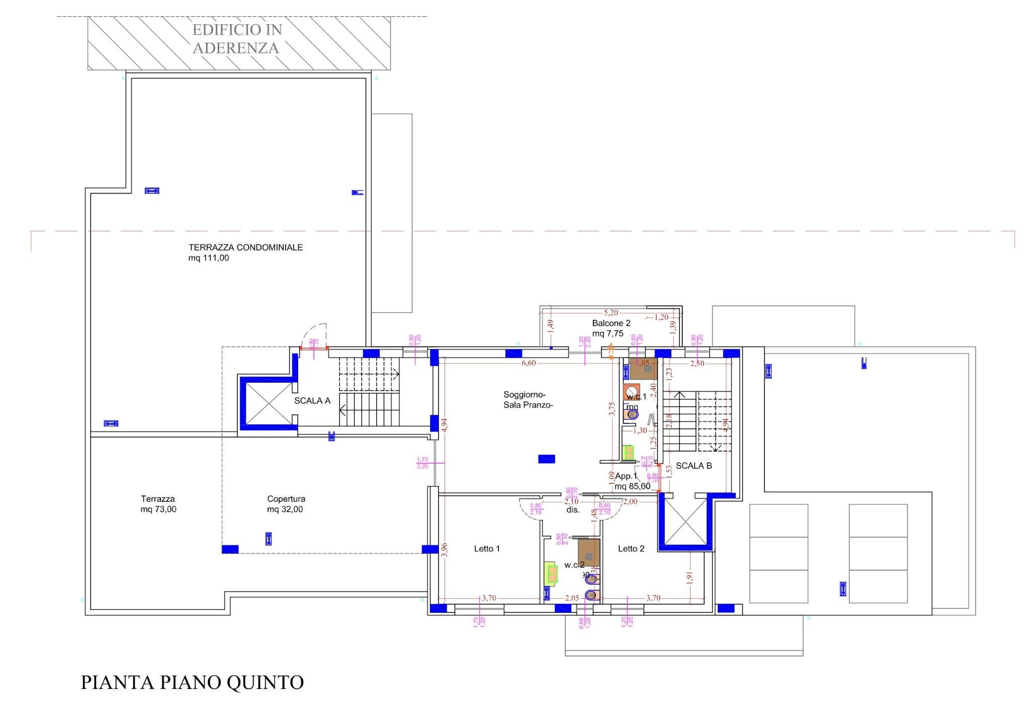 Attico Taranto - planimetria 1