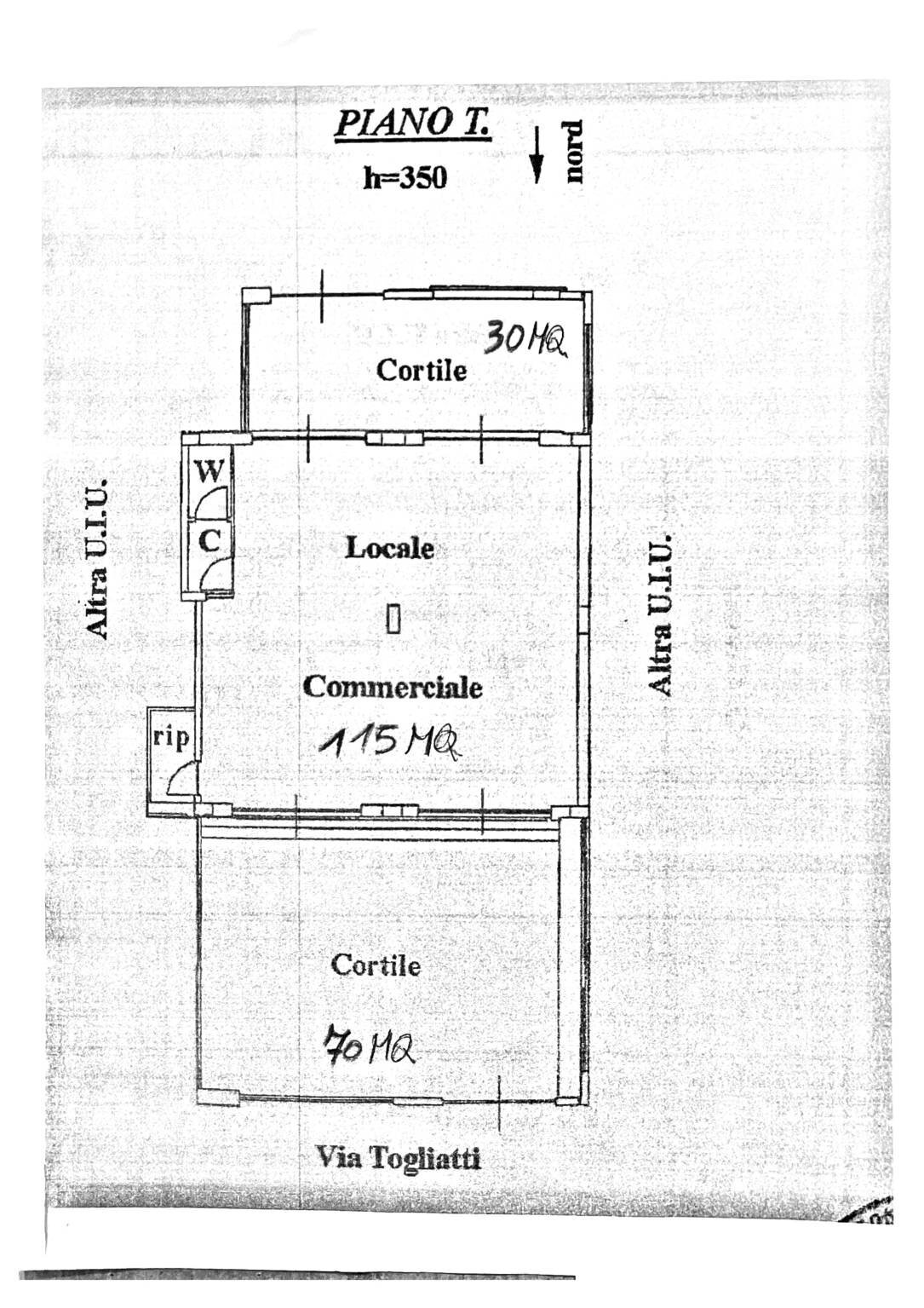 Shop viale Antonio Gramsci, 8/a, Grottaglie - floor plans 1