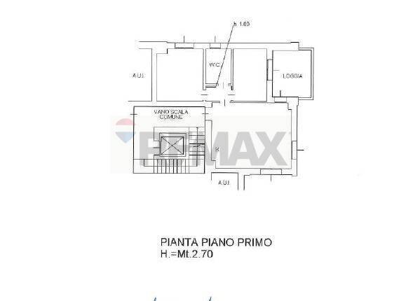Pianta 2D - Trilocale via Quintino di Vona
 
33, Cassano d'Adda - planimetria 1