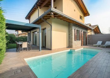 Piscina - Villa via Andrea Fantoni, 6, Cenate Sotto - foto 1