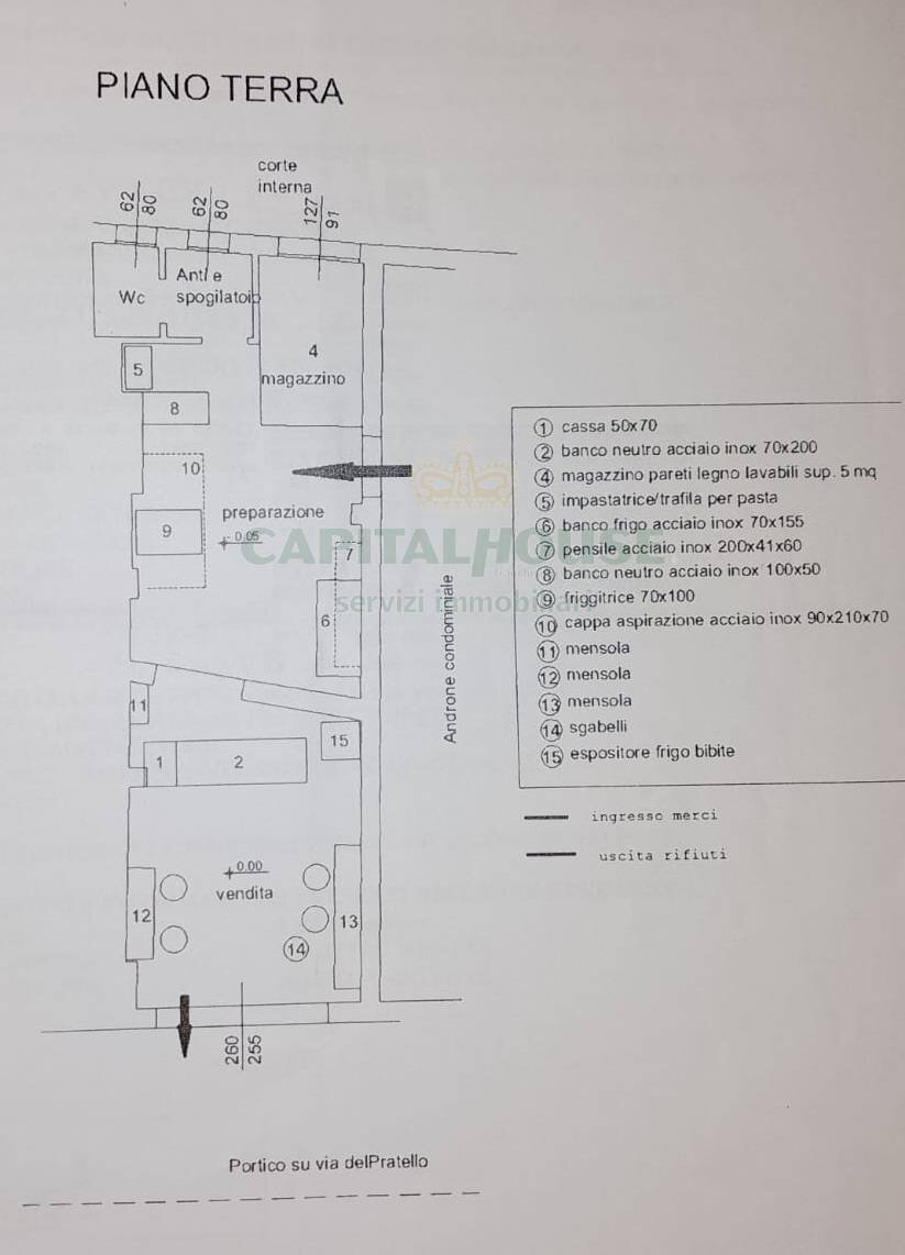 Foto 16 - Attività Commerciale Via Del Pratello, Bologna - planimetria 1