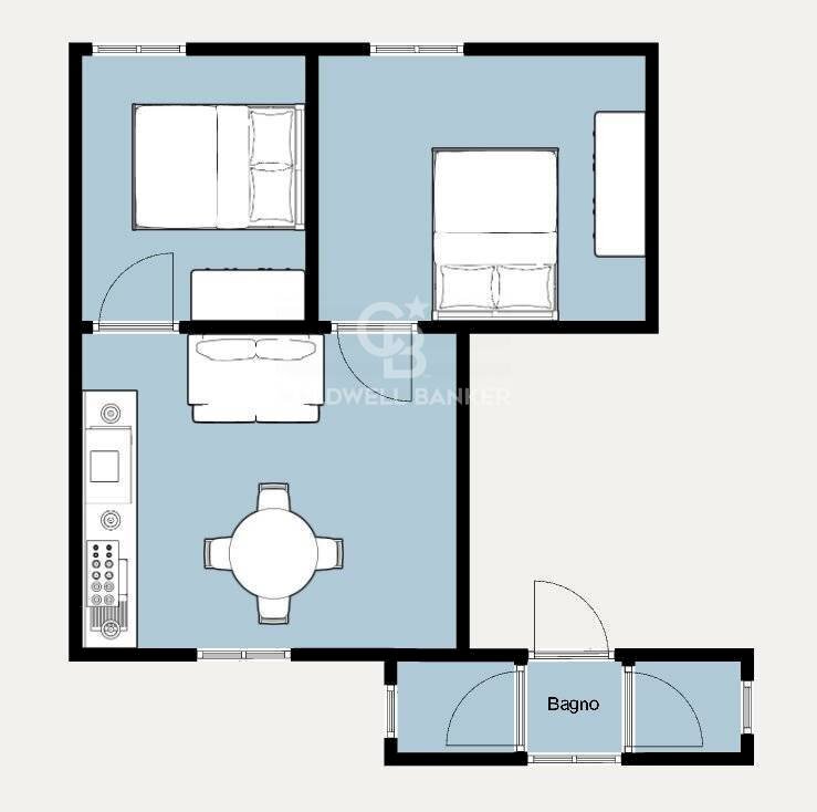 Foto 15 - Trilocale Via Roma, Marciana Marina - planimetria 1