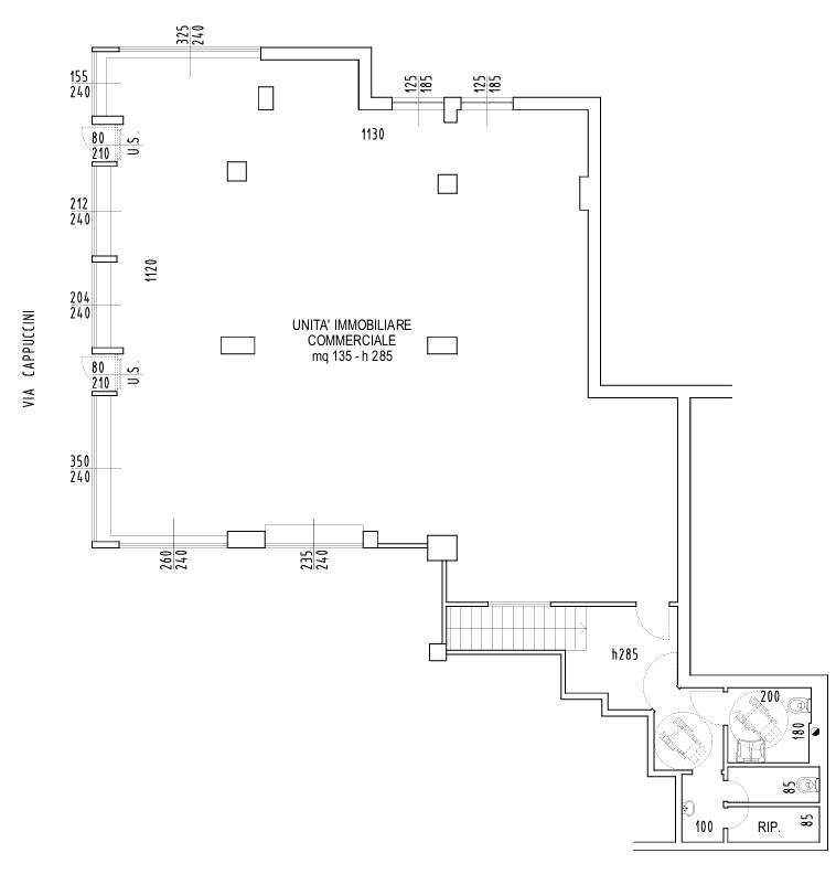 Foto 26 - Office VIA DEI CAPPUCCINI
 
13, Bergamo - floor plans 1