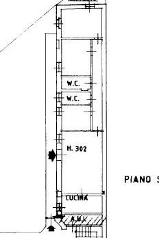 Four-room apartment via Antonio Rosmini, 3, Milano - floor plans 1