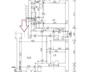 Planimetria - Trilocale via Villafranca Piemonte, 5, Torino (zona Pozzo Strada) - foto 4
