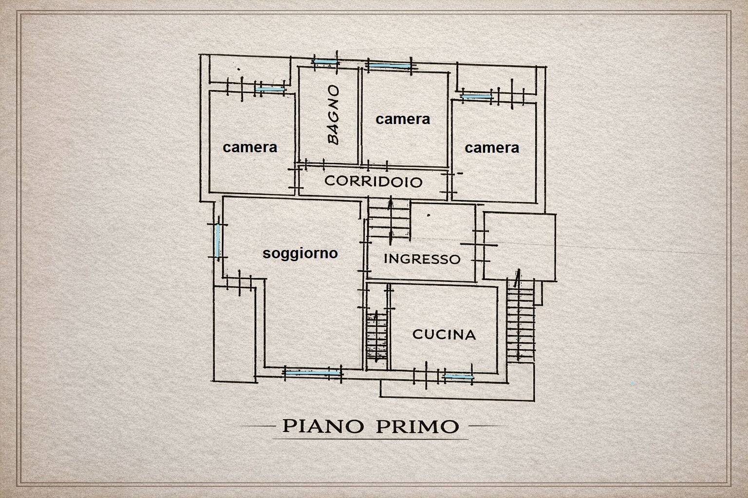 Villa via dei Partigiani, 5/a, Valeggio sul Mincio - planimetria 1