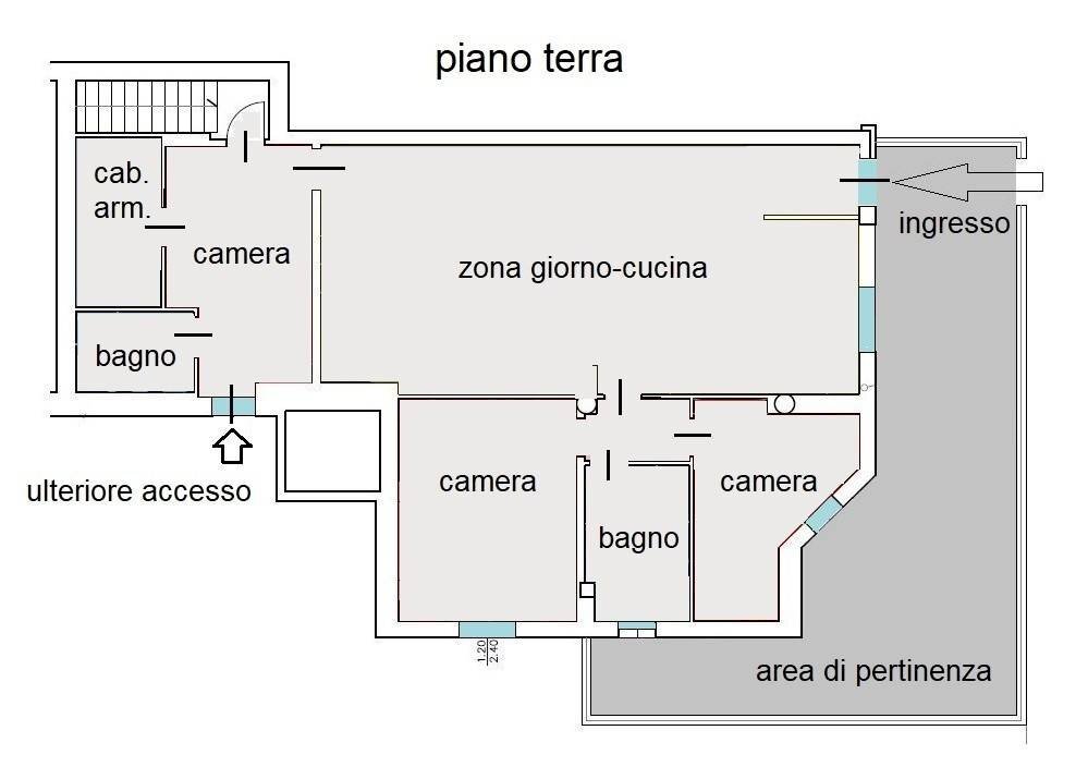 Planimetria - Four-room apartment via Roma, Mozzecane - photo 1