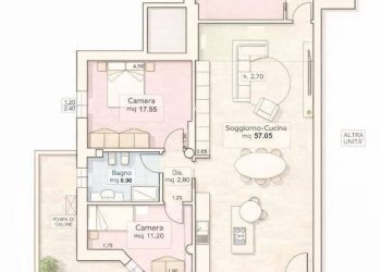 Planimetria - Four-room apartment via Roma, Mozzecane - photo 1