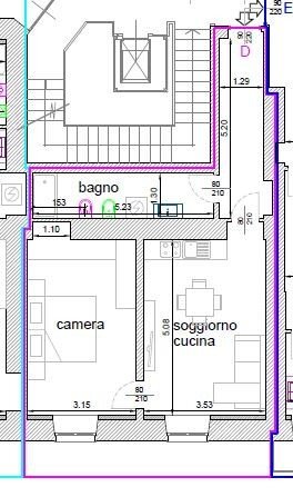 Bilocale via Madama Cristina, 65, Torino (zona San Salvario) - planimetria 1