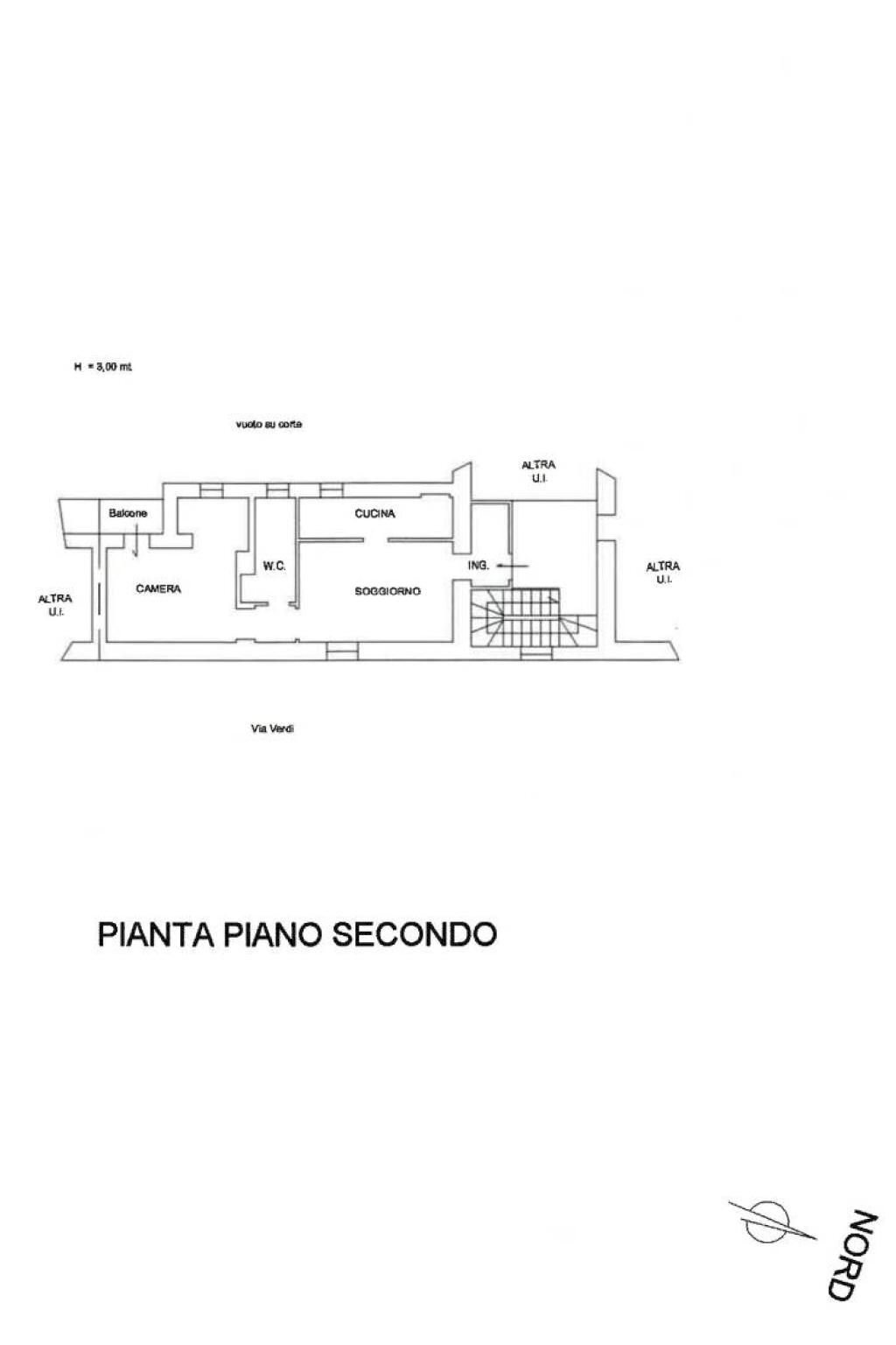 Bilocale piazza Gavino Lugano, Tortona - planimetria 1