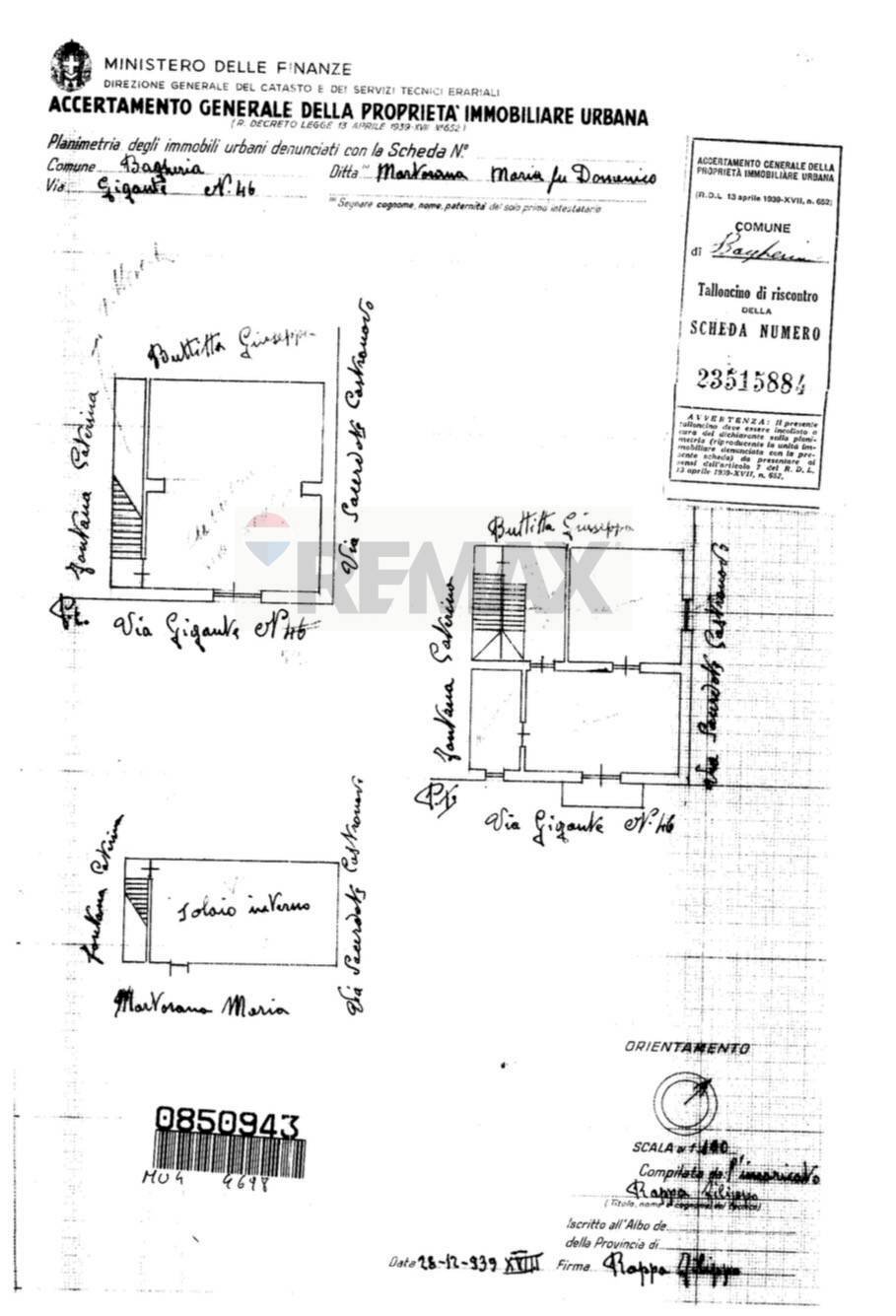 Pianta 2D - Casa indipendente VIA GIGANTE
 
53, Bagheria - planimetria 1