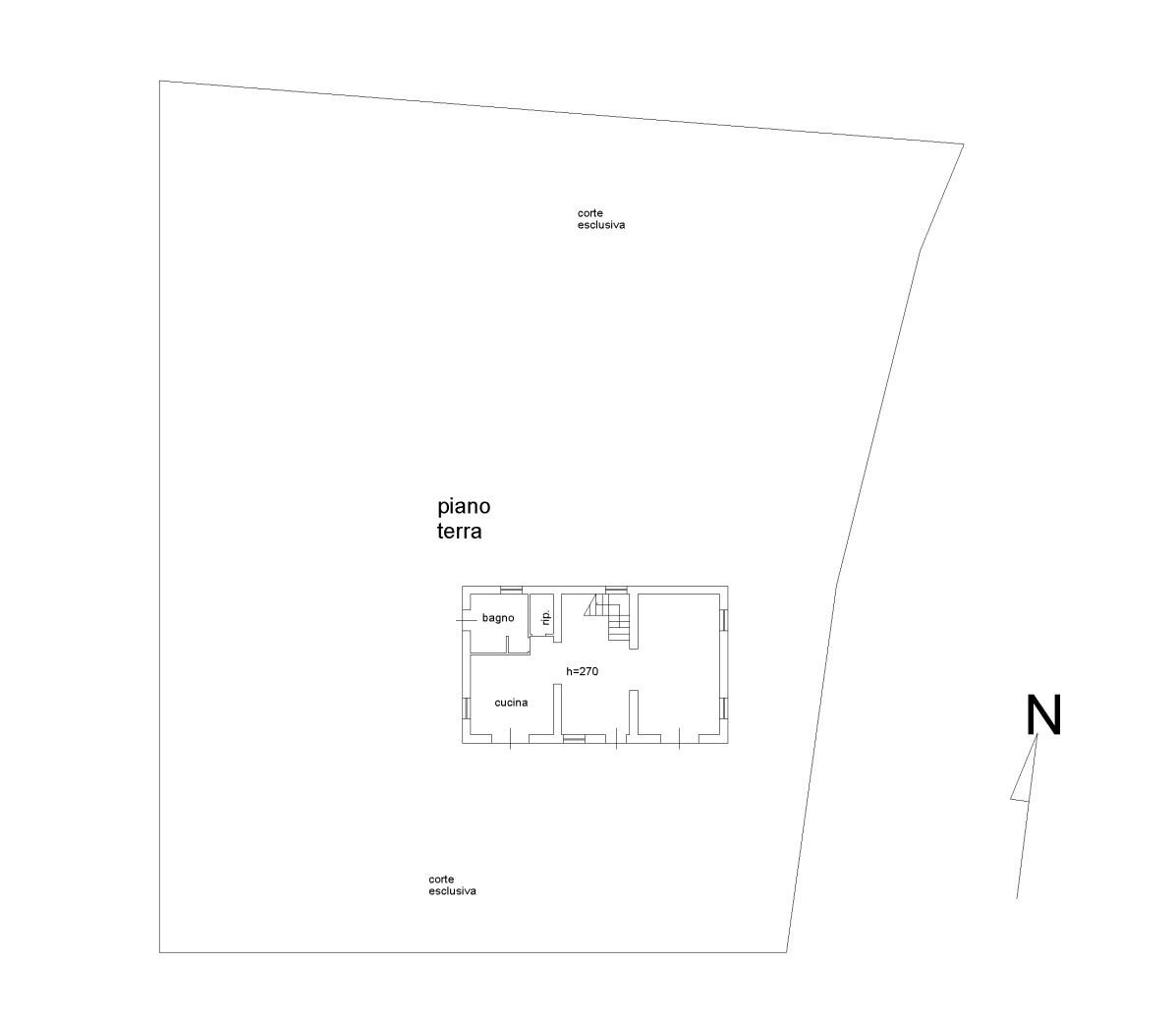 Rustico via Acquaviva, Osimo - planimetria 1