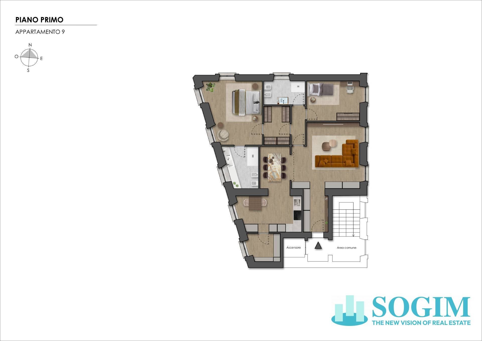 Foto 35 - Trilocale Via Manzoni
 
5/7, Monza - planimetria 1