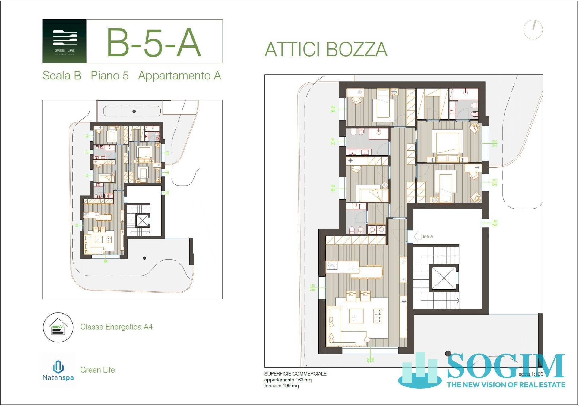 Foto 7 - Attico via Tazzoli
 
15, Monza - planimetria 1