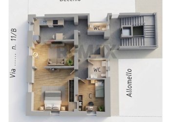 Pianta 3D - Apartment Torino - photo 33