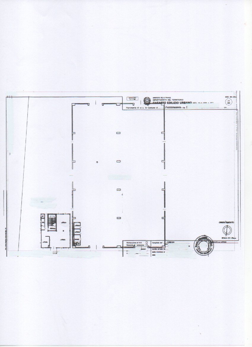 Shed Alessandria - floor plans 1
