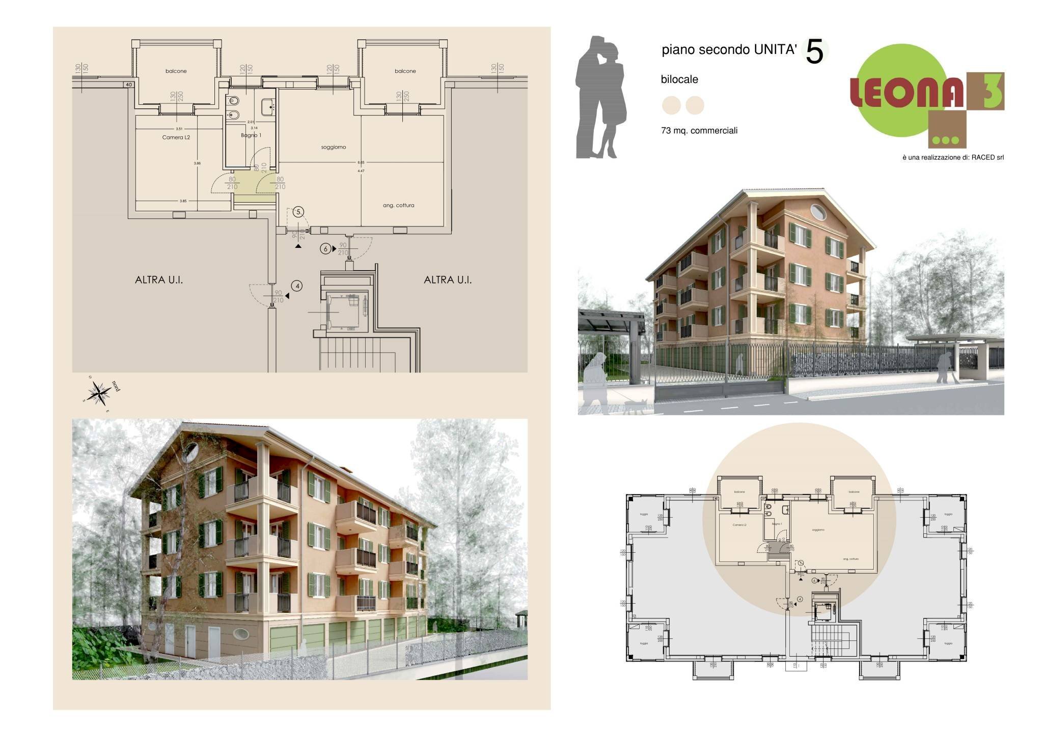 Bilocale strada Leona, Pavia - planimetria 1