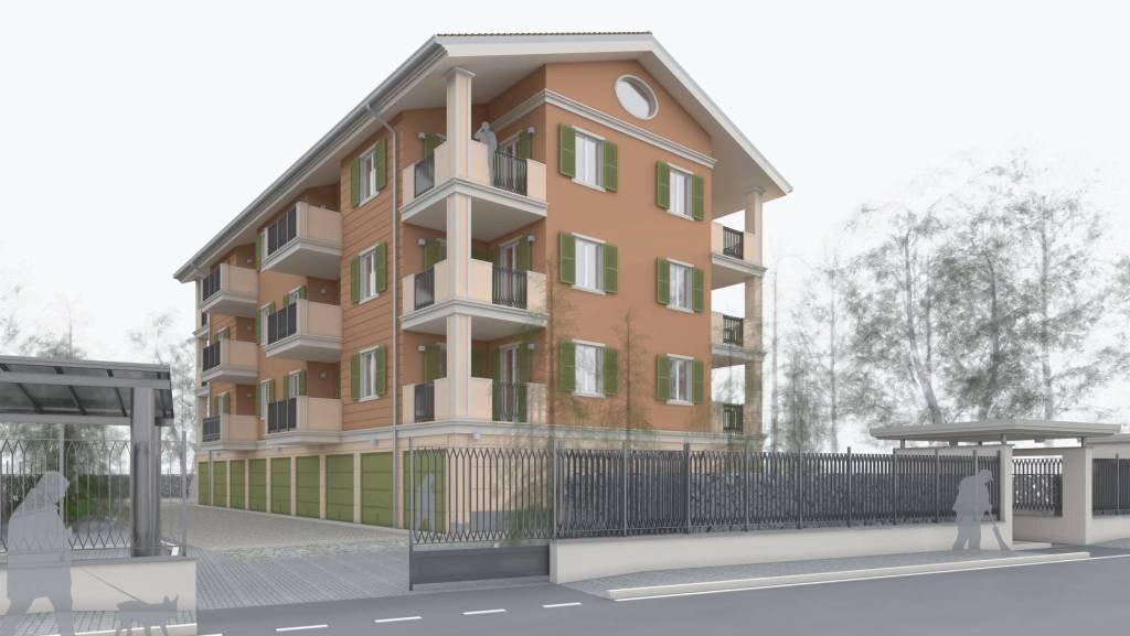 Facciata - Trilocale strada Leona, 23, Pavia - foto 2