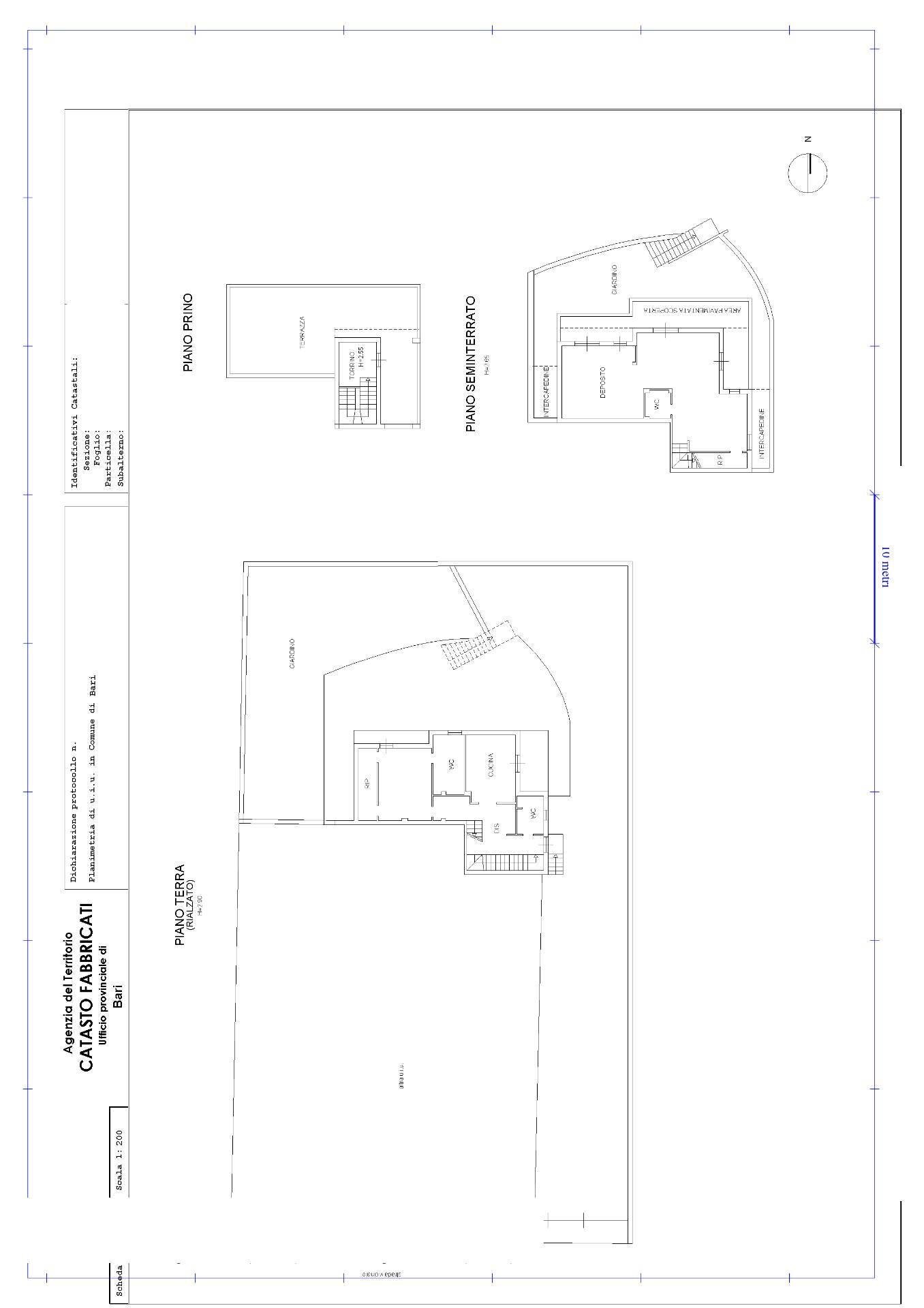 Foto 37 - Villa Strada Ceglie Triggiano Capurso
 
108, Valenzano - planimetria 1