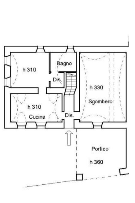 Rustico strada Robè Giusta, Mondovì - planimetria 1