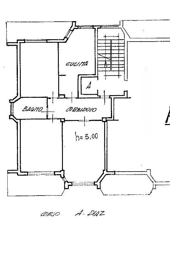 Quadrilocale via Luigi Manfredi, 1, Mondovì - planimetria 1