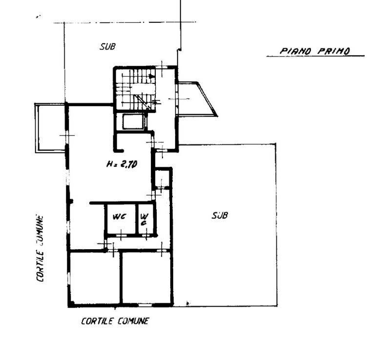 Foto 49 - Quadrilocale Via Piero Bottoni
 
9, Milano - planimetria 1