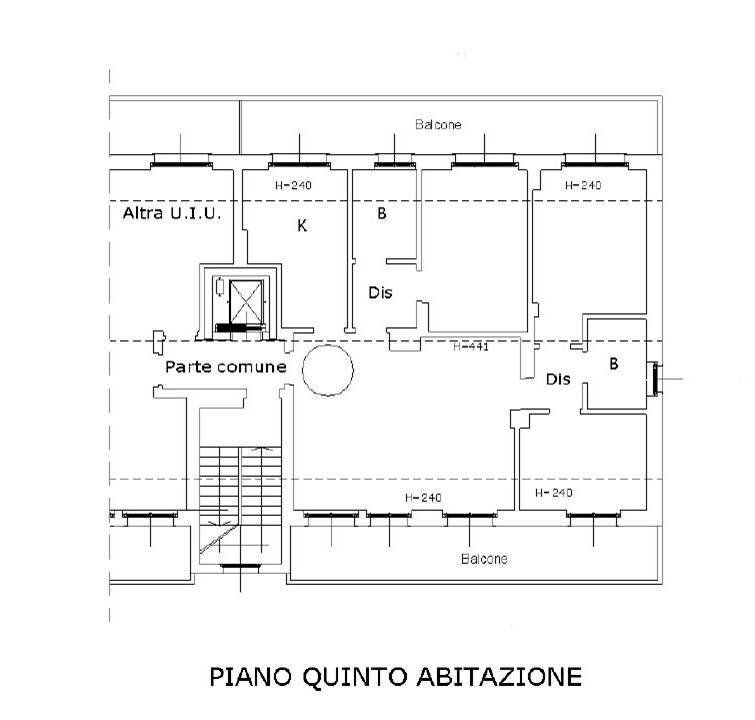 Foto 50 - Four-room apartment via Volturno
 
7, San Donato Milanese - floor plans 1