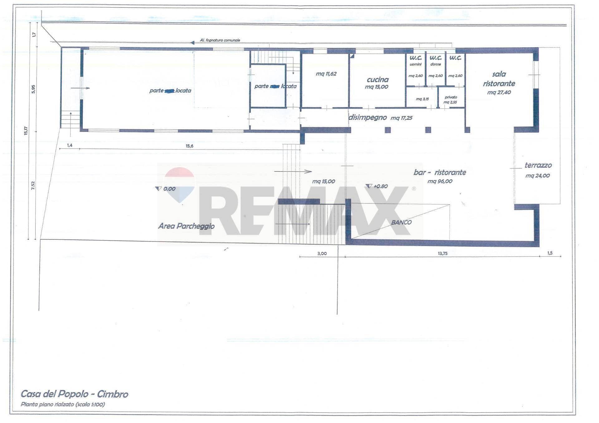Pianta 2D - Locale Commerciale Vergiate - planimetria 1