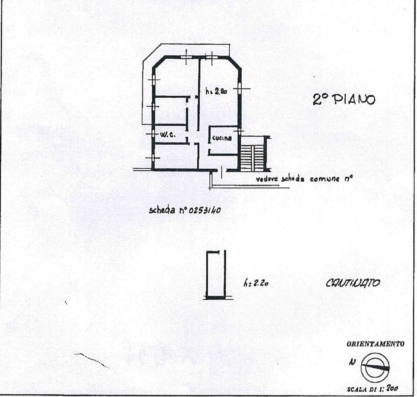 Trilocale piazza Roma, Borgo Ticino - planimetria 1