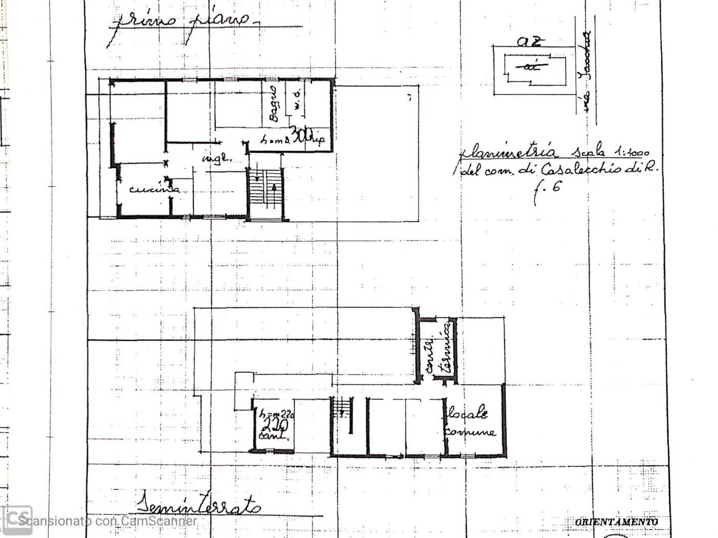 Trilocale viale dei Salici, 4, Ravenna (zona Porto Corsini) - planimetria 1