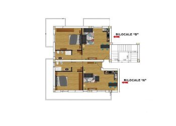 Planimetria - Two-room apartment via Giuseppe Pagano, Palermo - photo 1