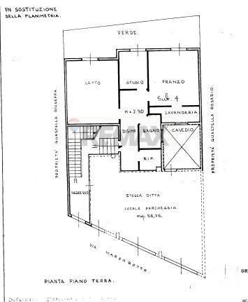 Pianta 2D - Trilocale via marzabotto
 
68, Ragusa - planimetria 1