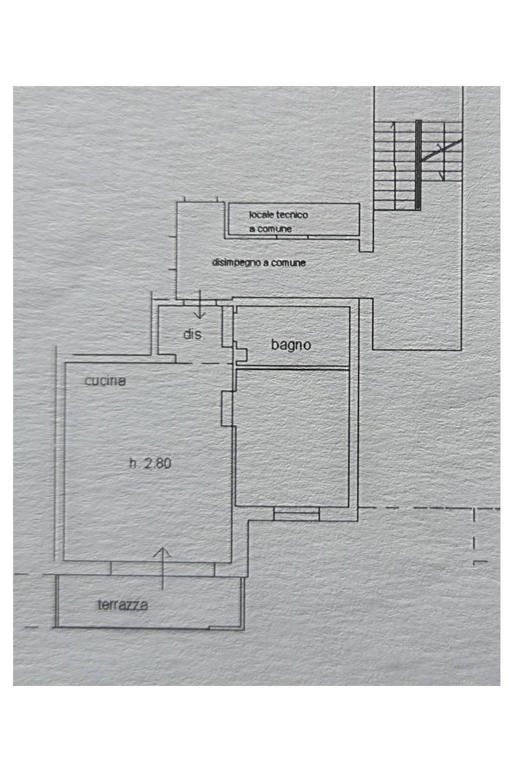 Two-room apartment via Don Giovanni Minzoni, Lastra a Signa - floor plans 1