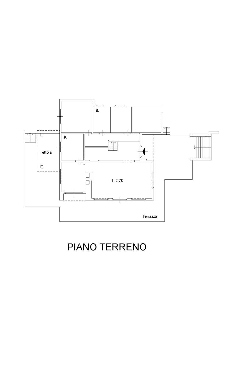 Villa via di San Miniato, Signa - planimetria 1