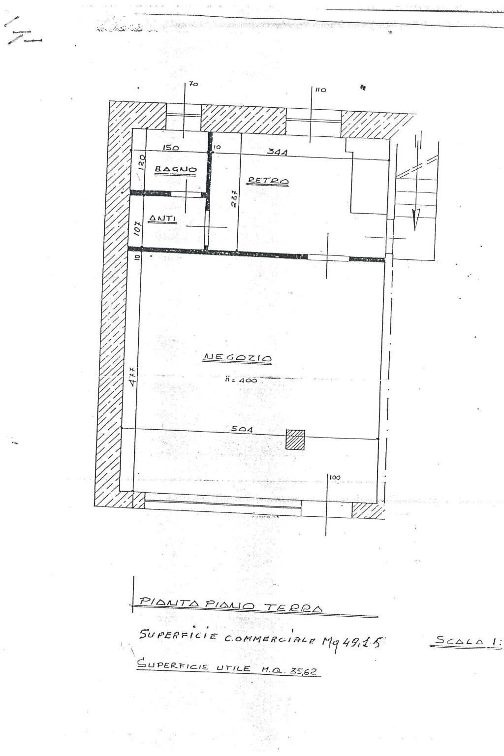Shop via Fossano, 6, Carmagnola - floor plans 1
