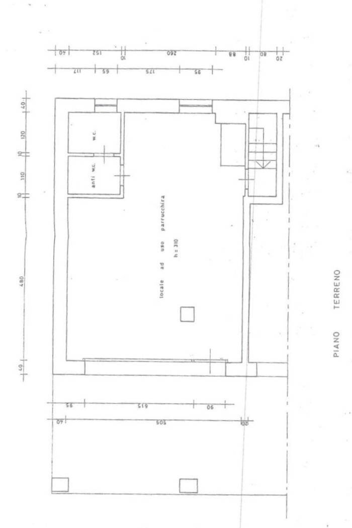 Shop via Fossano, 6, Carmagnola - floor plans 1