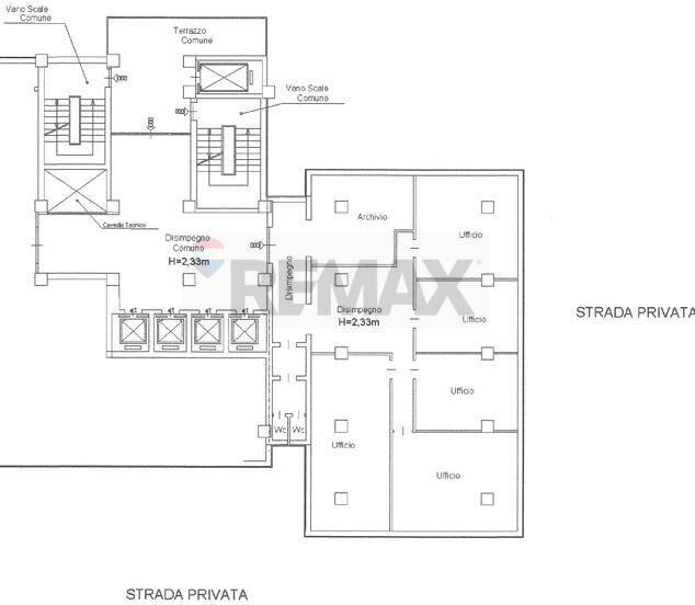 Pianta 2D - Ufficio Via Resuttana
 
360, Palermo - planimetria 1
