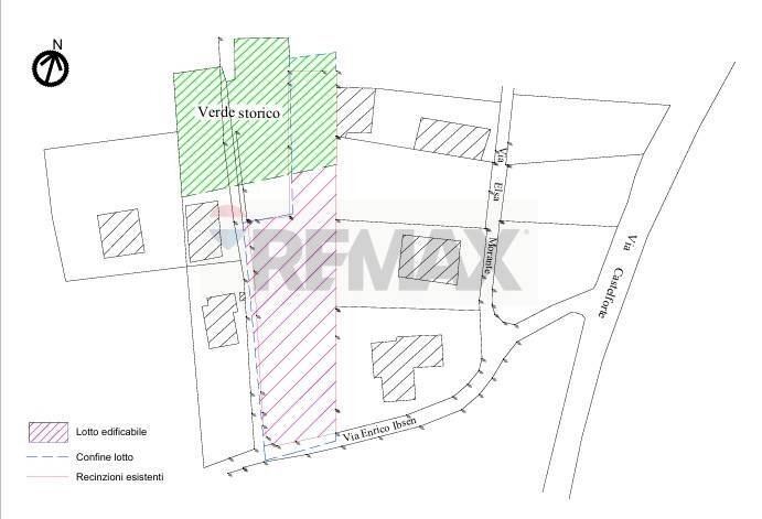 Pianta 2D - Semi-detached house Via Enrico Ibsen, Palermo - floor plans 1