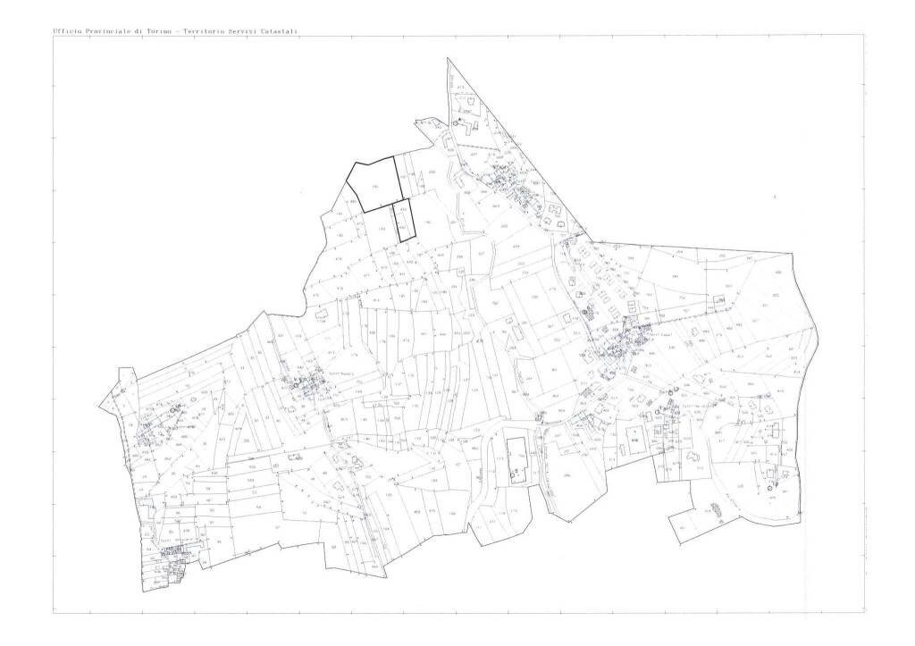 Planimetria - Terreno agricolo strada Provinciale della Valle Ceppi, Pino Torinese - foto 1