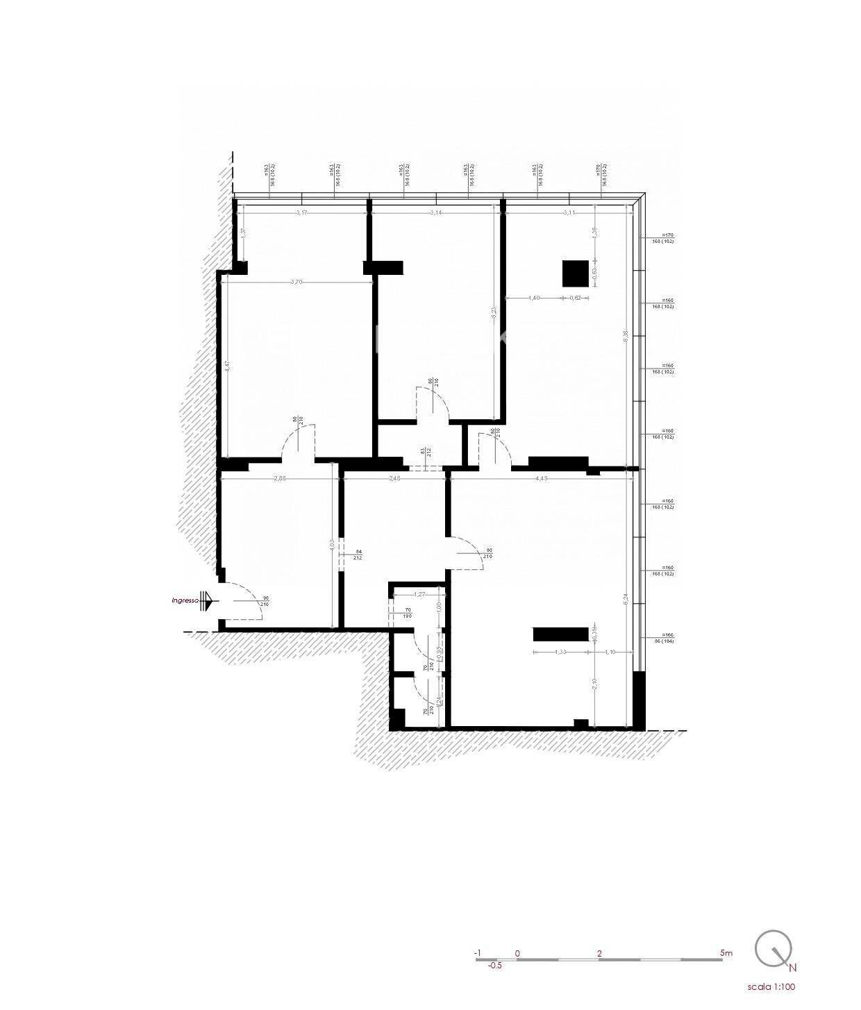 Foto 14 - Office Corso Vittorio Emanuele II
 
163, Pescara - floor plans 1