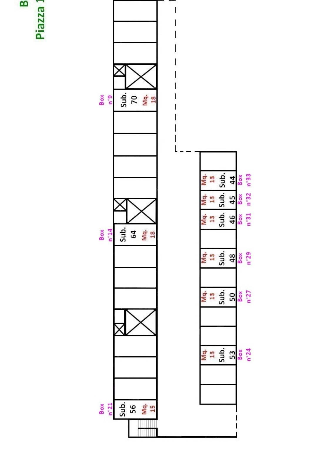 Box piazza 1 Maggio, Corsico - planimetria 1