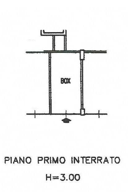 Box via Silvio Spaventa, Genova (zona Sampierdarena) - planimetria 1