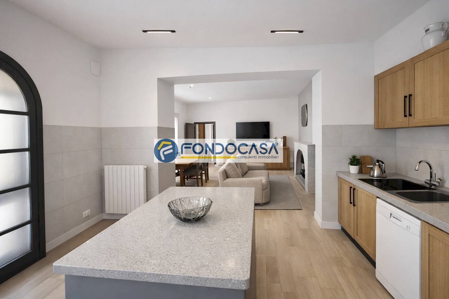 rendering cucina abitabile - Semi-detached house via mordure, Seravezza - photo 3