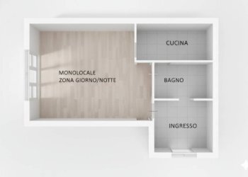 Planimetria - Monolocale via San Secondo, 30, Torino (zona Crocetta) - foto 24