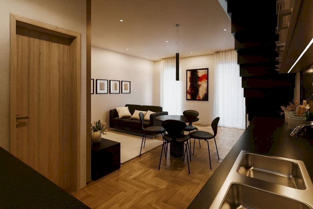 Salone - Trilocale via di Corticella, 116, Bologna (zona Bolognina) - foto 3